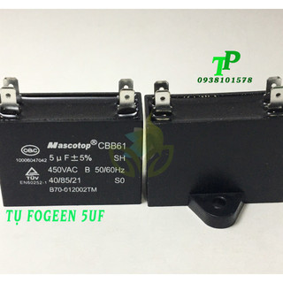 Tụ Quạt 5UF Mascotop CBB61 +5%