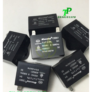 Tụ Quạt 5UF Mascotop CBB61 +5%