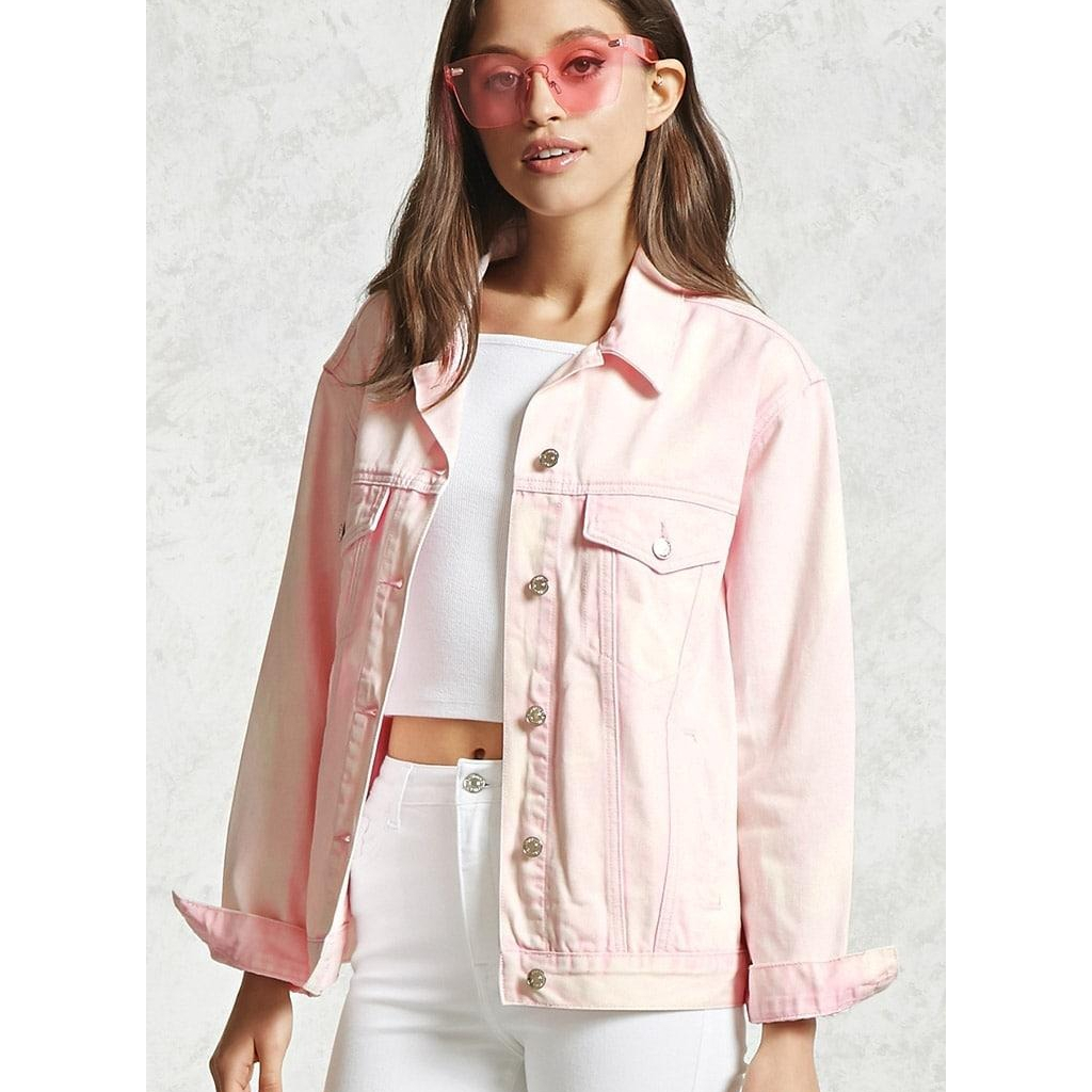 Áo khoác jacket jeans F21 - used