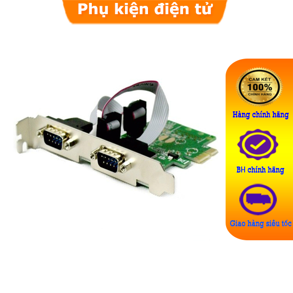 Cạc chuyển đổi PCI E sang 2 com