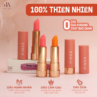Son dưỡng môi pinke mộc an cho màu nhẹ, dưỡng hồng, cấp ẩm cho đôi môi mềm mịn - bunny beauty