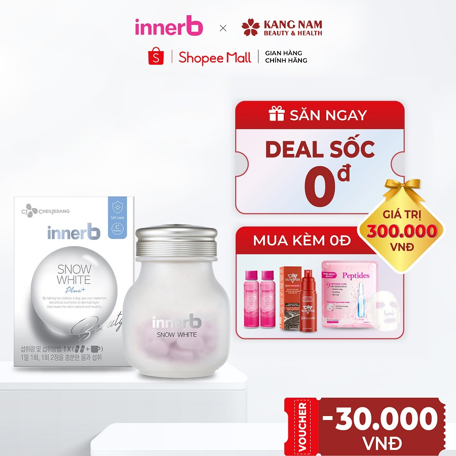 Viên uống trắng da Innerb Snow White 56 viên