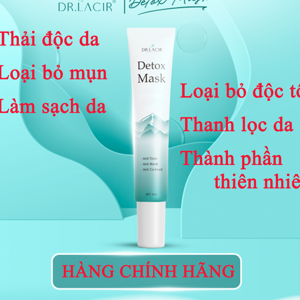 Mặt nạ thải độc DR.LACIR Detox mask 35g