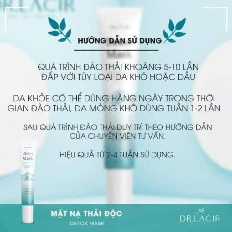 Mặt nạ thải độc DR.LACIR Detox mask 35g