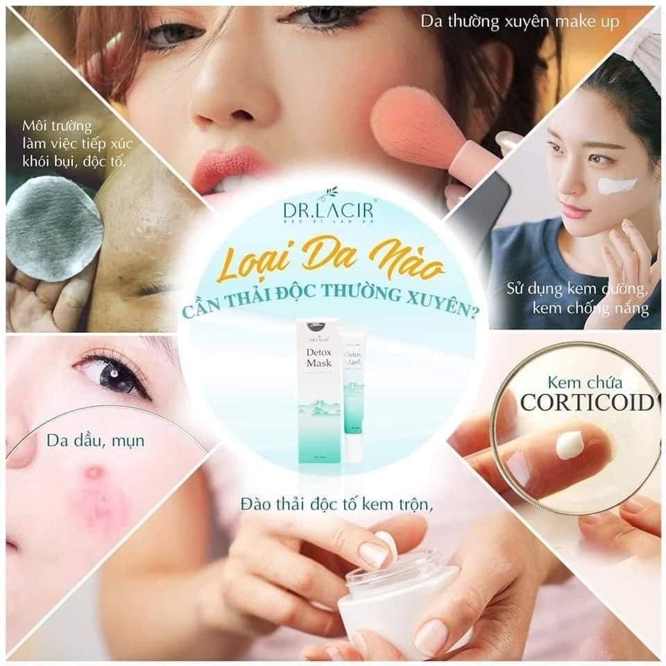 Mặt nạ thải độc DR.LACIR Detox mask 35g