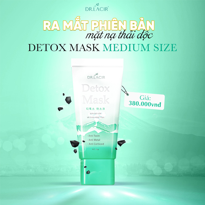 Mặt nạ thải độc DR.LACIR Detox mask 35g