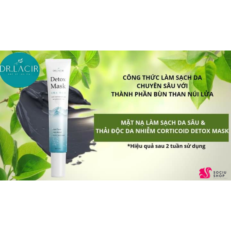 Mặt nạ thải độc DR.LACIR Detox mask 35g