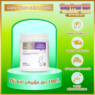 Lysine bột cho bé từ 7 tháng đến 5 tuổi - Bio Island Lysine Starter