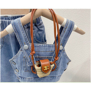 Sét yếm jean 2 dây cho bé gái
