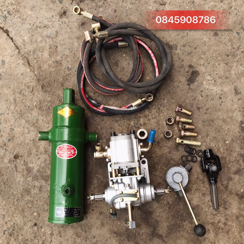 Bộ ben nâng hạ 3 đốt đầy đủ phụ kiện dùng cho xe tải, xe ba gác, xe công nông