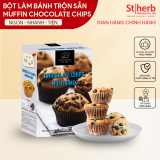  Bột Làm Bánh Muffin Sô Cô La Chips Thương Hiệu Gold Bone Trọng Lượng 400G 