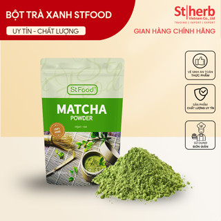 Bột Trà Xanh Nguyên Chất StFood 50gr -100% Nguyên Chất Không Đường