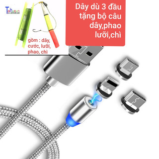 Dây Cáp Sạc Đầu Nam Châm linning, Micro-TypeC-linning taihue.vn