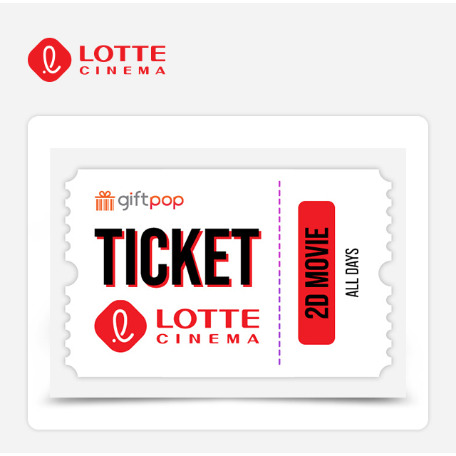 LOTTECINEMA - Vé xem phim 2D tất cả các ngày trong tuần