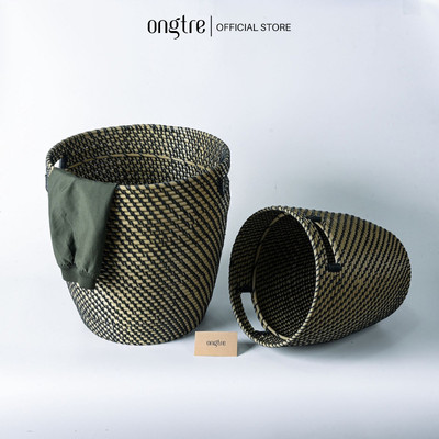 Giỏ Decor ONGTRE Đa Năng, Hộp Đựng Đồ Trang Trí Nhà Cửa, Giỏ Lưu Trữ Quần Áo, Đồ Chơi, Phòng Khách, Phòng Ngủ