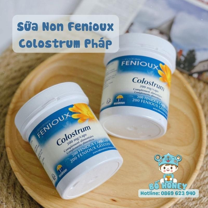 Sữa non Fenioux Colostrum Pháp, Sữa non Pháp hộp 200 viên (DATE 2025)