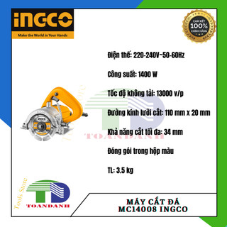 Máy cắt đá MC14008 INGCO