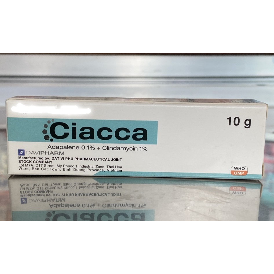 Gel bôi mụn C I A C C A tuýp 10g