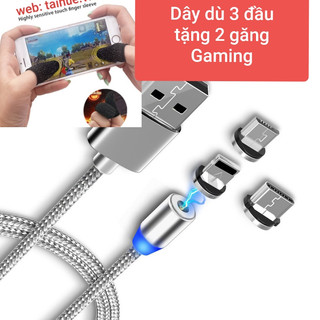 Dây Cáp Sạc Đầu Nam Châm Micro-TypeC-linning taihue.vn
