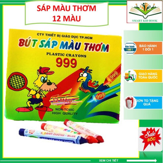 Bút sáp màu thơm 999 cho bé (12 màu)