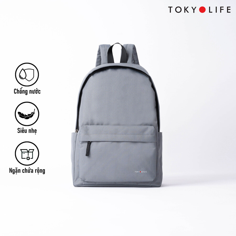 Balo chống nước siêu nhẹ TOKYOLIFE C8BPK300K/I8BPK300G (42.5x31.0x14.5CM)