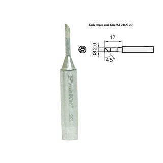 Đầu mỏ hàn pro'skit 5si-216n-2c/4c