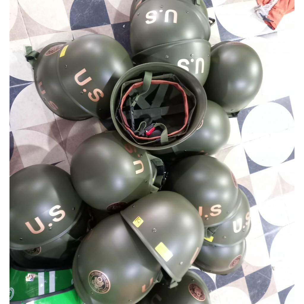 Nón bảo hiểm kiểu mẫu lính xưa, giá rẻ nam tính phong trần