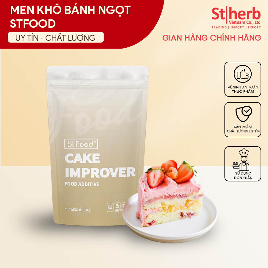 Men Khô Làm Bánh Ngọt StFood 100G