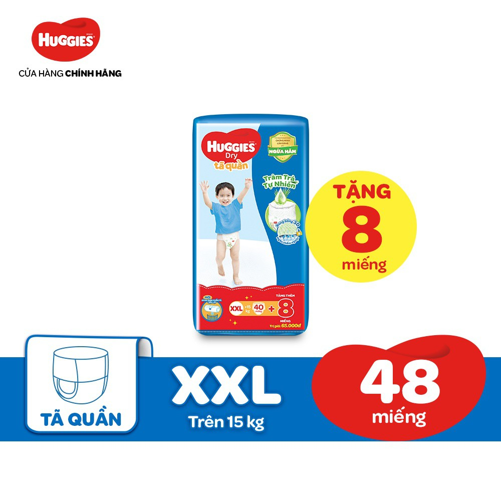 Bỉm quần Huggies M74/L68/XL62/XXL56/M74+8/L68+8 miếng mẫu mới.