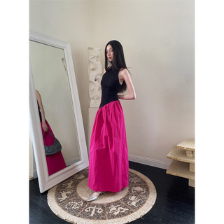 đầm dài phối màu đuôi cá xoè koreastyle