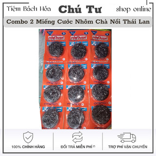 Combo 2 miếng cước nhôm chà nồi thái lan ; .