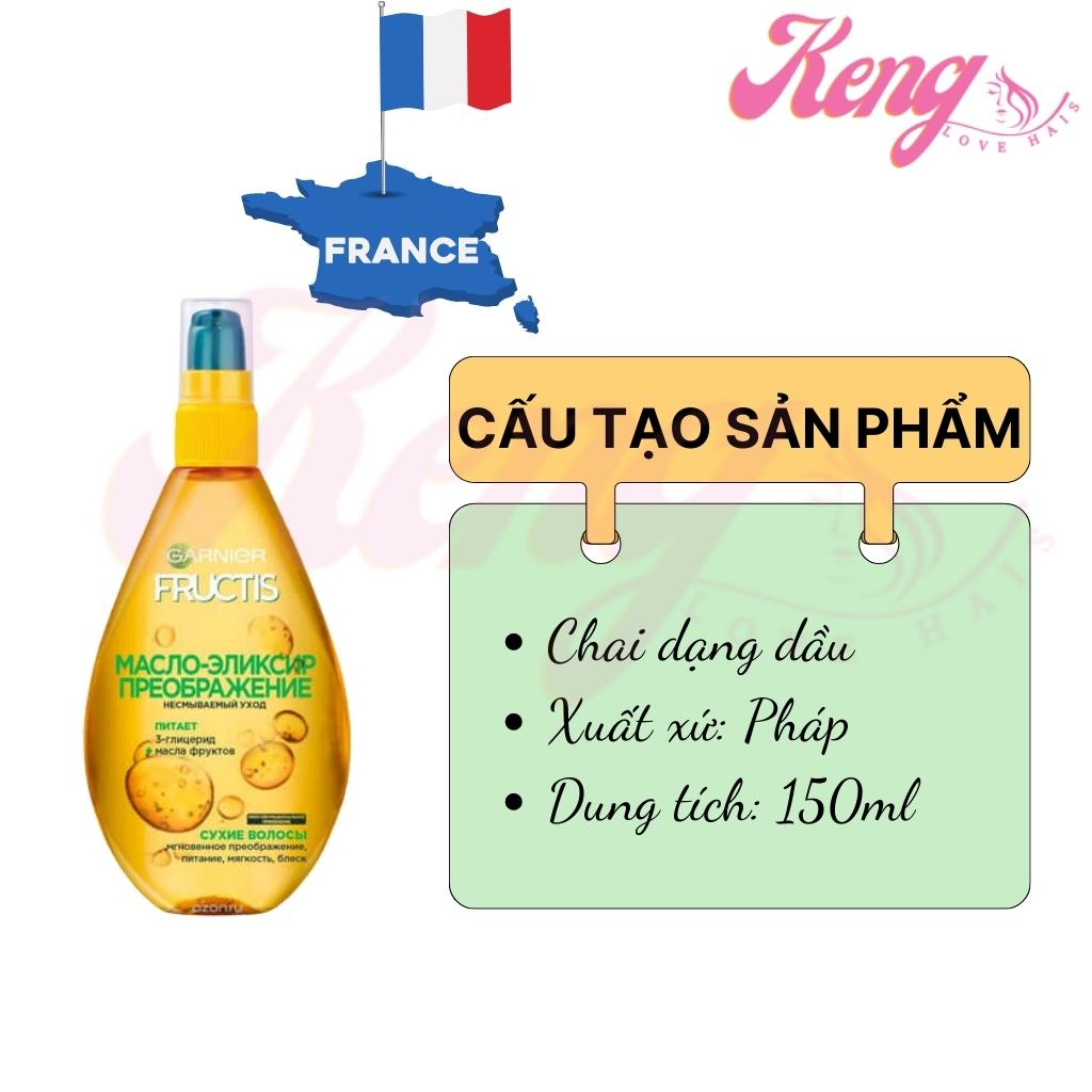 Tinh Dầu Dưỡng Tóc Garnier Fructis Wunder Ol 150ml Đức giúp tóc chắc khỏe, mượt mà óng ả | Kenglovehair, Kenglovehairs