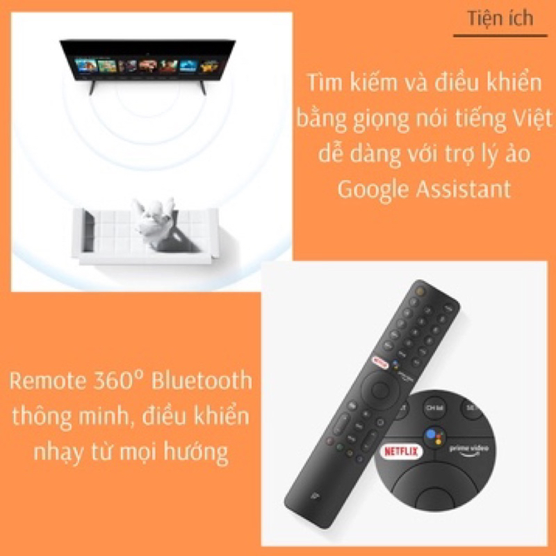 Android Tivi Xiaomi P1 32, 43, 55, 58 inch chính hãng.