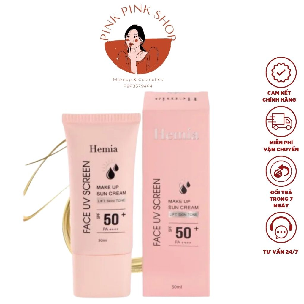 Kem Chống Nắng HEMIA Chống Nắng SPF45 và Làm Trắng Da