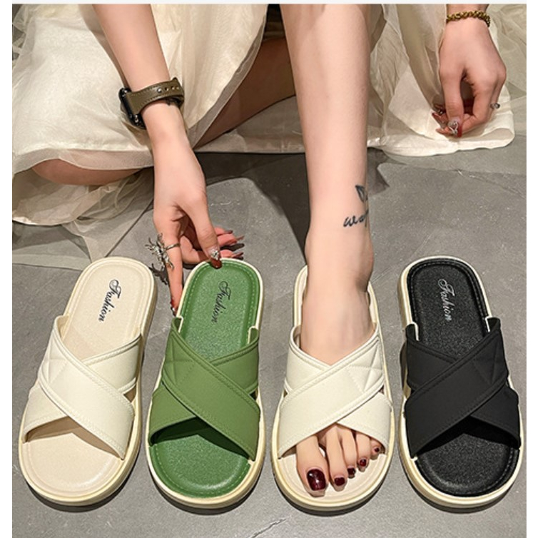 DÉP BÁNH MÌ, DÉP ĐÔI NAM NỮ, dép nam nữ thời trang, dép hai quai chéo mềm êm chân, màu sắc trẻ trung