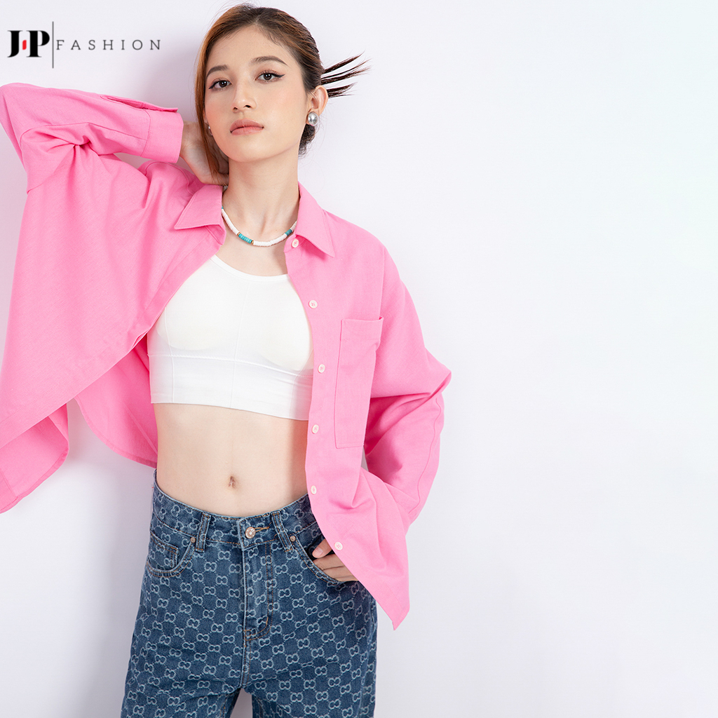 ÁO SƠ MI NỮ FORM RỘNG J-P Fashion 10608328 CT5