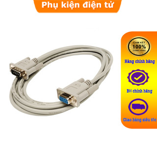 Cáp nối cổng Com to Com D-SUB 9 Pin 1.5M ( Cáp RS232 ) 9 chân âm/9 chân âm