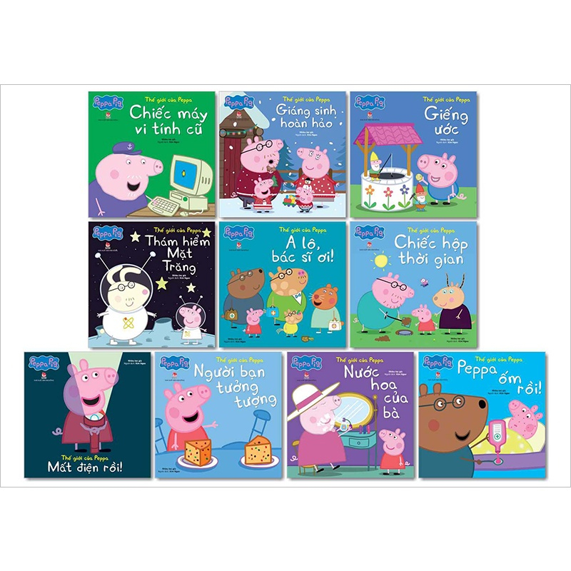 Sách - Thế giới của Peppa - Lẻ 1 quyển tự chọn