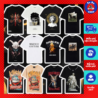 Áo Phông oversize MIKENCO FALLEN ANGEL thiên thần full ảnh thật