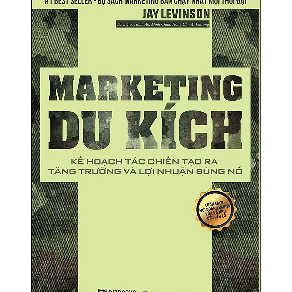 Sách - Marketing Du Kích: Kế hoạch tác chiến tạo ra tăng trưởng và lợi nhuận bùng nổ