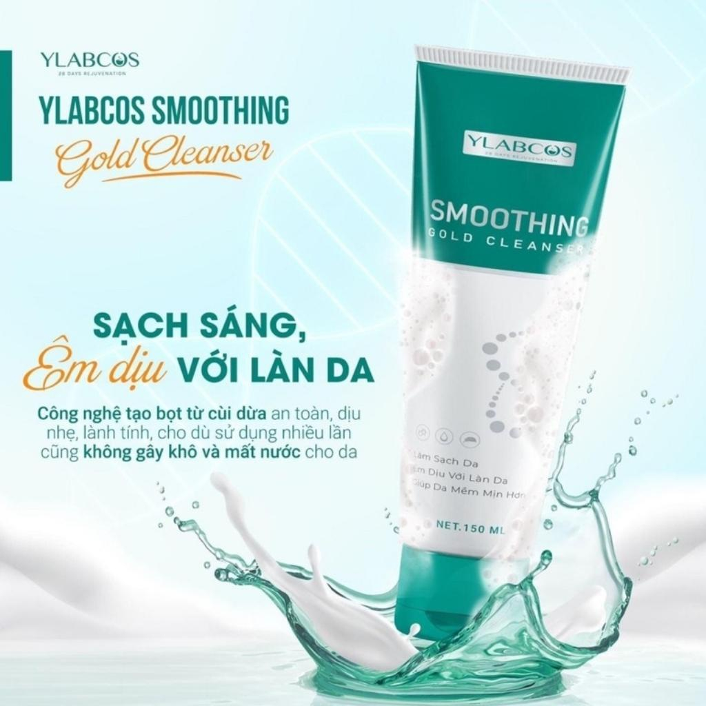 Sữa rửa mặt vàng Dr Lacir - Sữa rửa mặt Smoothing Gold Cleanser Dr Lacir chai 150ml
