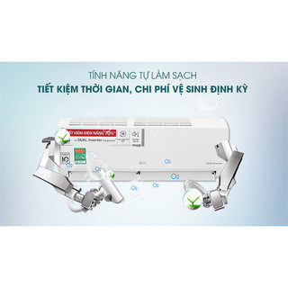 Điều hòa lg inverter 1 chiều 18000btu v18win1