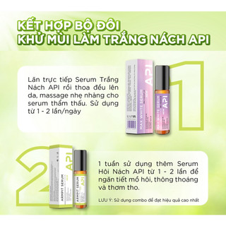 Serum Api giảm thâm nách son nách Api làm trắng nách Api, lăn nách mờ thâm, cấp ẩm