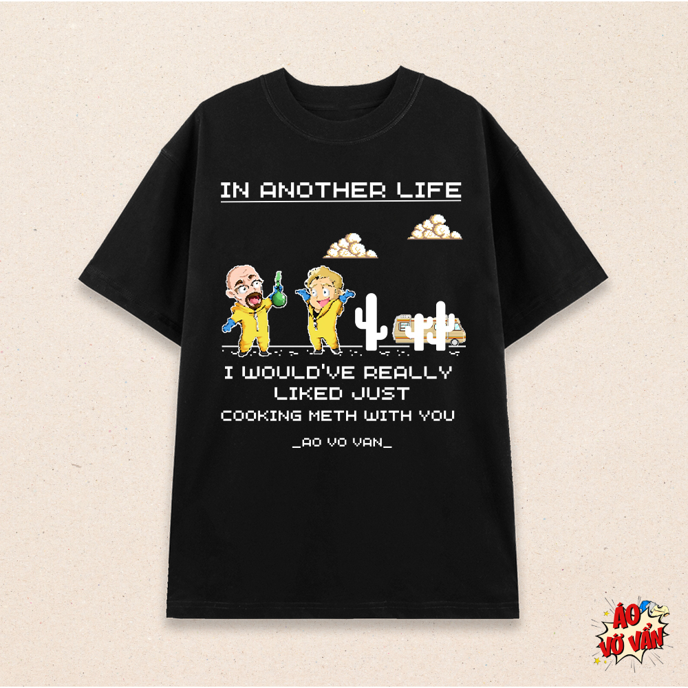 Áo thun local brand Breaking Bad đáng iu xĩu Walter White x Pink Man | Áo Vớ Vẩn