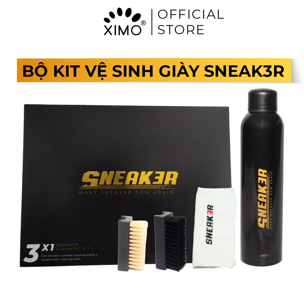 Bộ Combo Vệ Sinh Làm Sạch Giày Sneaker Chuyên Sâu Và Cao Cấp  - SNEAK3R