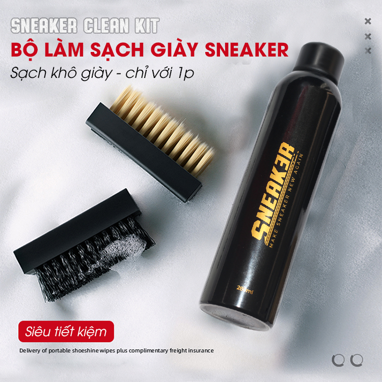 Bộ Combo Vệ Sinh Làm Sạch Giày Sneaker Chuyên Sâu Và Cao Cấp  - SNEAK3R