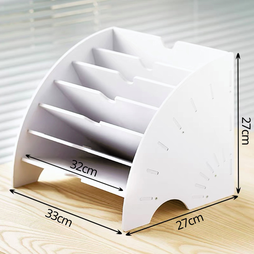 Kệ văn phòng, Kệ đựng tài liệu để bàn, kệ giấy A4 chống nước chống mốc, dễ lau chùi - Green Decor
