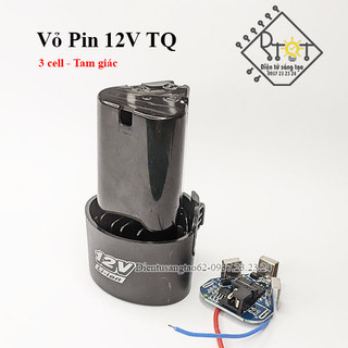 Vỏ mạch pin máy khoan cầm tay 12 v li-ion, pin máy khoan, pin 12v