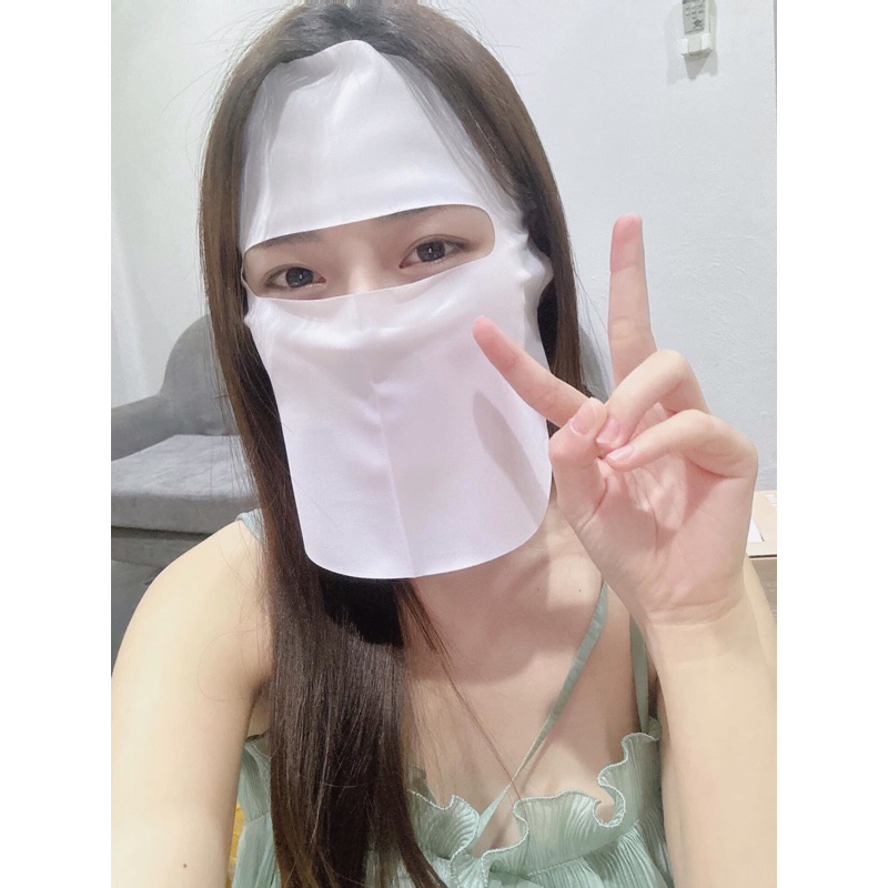 Khẩu trang chống nắng Salua Korean | Vải làm mát, có chống tia UV