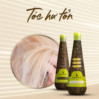 Dầu gội xả Macadamia trẻ hóa chính hãng công ty Trà Giang 300ml